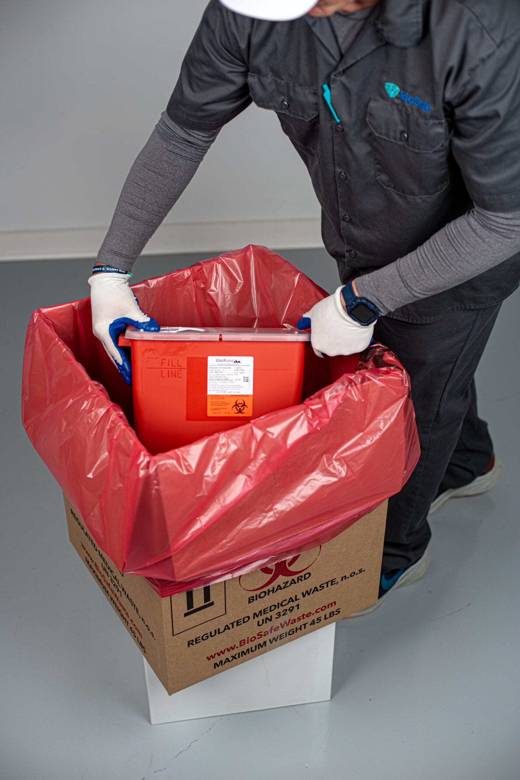 storing medical waste